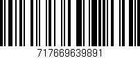 Código de barras (EAN, GTIN, SKU, ISBN): '717669639891'