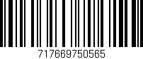 Código de barras (EAN, GTIN, SKU, ISBN): '717669750565'