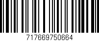 Código de barras (EAN, GTIN, SKU, ISBN): '717669750664'