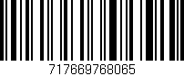 Código de barras (EAN, GTIN, SKU, ISBN): '717669768065'