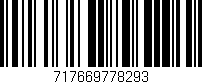 Código de barras (EAN, GTIN, SKU, ISBN): '717669778293'
