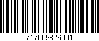Código de barras (EAN, GTIN, SKU, ISBN): '717669826901'