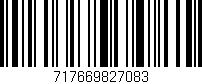 Código de barras (EAN, GTIN, SKU, ISBN): '717669827083'