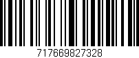 Código de barras (EAN, GTIN, SKU, ISBN): '717669827328'