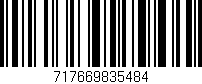 Código de barras (EAN, GTIN, SKU, ISBN): '717669835484'