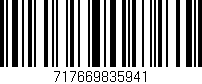 Código de barras (EAN, GTIN, SKU, ISBN): '717669835941'
