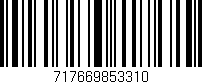 Código de barras (EAN, GTIN, SKU, ISBN): '717669853310'