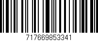 Código de barras (EAN, GTIN, SKU, ISBN): '717669853341'