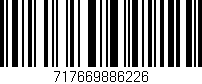 Código de barras (EAN, GTIN, SKU, ISBN): '717669886226'