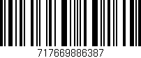 Código de barras (EAN, GTIN, SKU, ISBN): '717669886387'