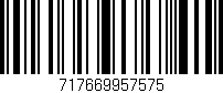 Código de barras (EAN, GTIN, SKU, ISBN): '717669957575'