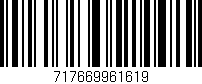 Código de barras (EAN, GTIN, SKU, ISBN): '717669961619'