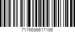 Código de barras (EAN, GTIN, SKU, ISBN): '7176699617188'