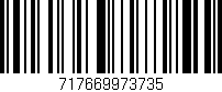 Código de barras (EAN, GTIN, SKU, ISBN): '717669973735'
