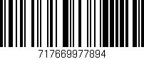 Código de barras (EAN, GTIN, SKU, ISBN): '717669977894'