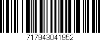 Código de barras (EAN, GTIN, SKU, ISBN): '717943041952'