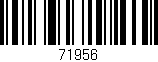 Código de barras (EAN, GTIN, SKU, ISBN): '71956'