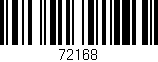 Código de barras (EAN, GTIN, SKU, ISBN): '72168'
