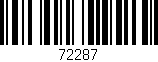 Código de barras (EAN, GTIN, SKU, ISBN): '72287'