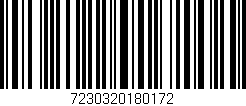 Código de barras (EAN, GTIN, SKU, ISBN): '7230320180172'