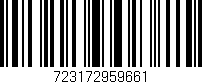 Código de barras (EAN, GTIN, SKU, ISBN): '723172959661'