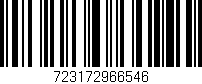 Código de barras (EAN, GTIN, SKU, ISBN): '723172966546'