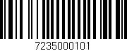 Código de barras (EAN, GTIN, SKU, ISBN): '7235000101'
