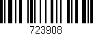Código de barras (EAN, GTIN, SKU, ISBN): '723908'