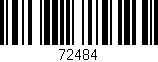 Código de barras (EAN, GTIN, SKU, ISBN): '72484'