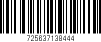 Código de barras (EAN, GTIN, SKU, ISBN): '725637138444'