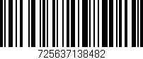 Código de barras (EAN, GTIN, SKU, ISBN): '725637138482'