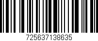 Código de barras (EAN, GTIN, SKU, ISBN): '725637138635'