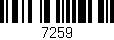 Código de barras (EAN, GTIN, SKU, ISBN): '7259'