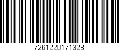 Código de barras (EAN, GTIN, SKU, ISBN): '7261220171328'