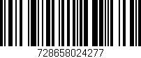 Código de barras (EAN, GTIN, SKU, ISBN): '728658024277'