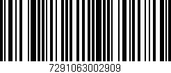 Código de barras (EAN, GTIN, SKU, ISBN): '7291063002909'