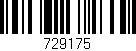 Código de barras (EAN, GTIN, SKU, ISBN): '729175'