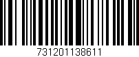 Código de barras (EAN, GTIN, SKU, ISBN): '731201138611'