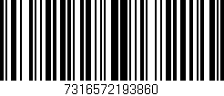 Código de barras (EAN, GTIN, SKU, ISBN): '7316572193860'