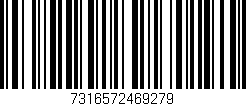 Código de barras (EAN, GTIN, SKU, ISBN): '7316572469279'