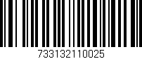 Código de barras (EAN, GTIN, SKU, ISBN): '733132110025'