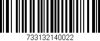 Código de barras (EAN, GTIN, SKU, ISBN): '733132140022'