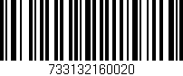 Código de barras (EAN, GTIN, SKU, ISBN): '733132160020'