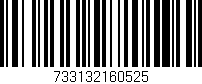 Código de barras (EAN, GTIN, SKU, ISBN): '733132160525'