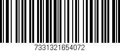 Código de barras (EAN, GTIN, SKU, ISBN): '7331321654072'