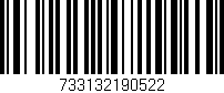 Código de barras (EAN, GTIN, SKU, ISBN): '733132190522'
