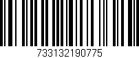 Código de barras (EAN, GTIN, SKU, ISBN): '733132190775'