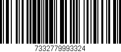 Código de barras (EAN, GTIN, SKU, ISBN): '7332779993324'