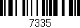 Código de barras (EAN, GTIN, SKU, ISBN): '7335'