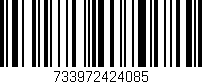 Código de barras (EAN, GTIN, SKU, ISBN): '733972424085'